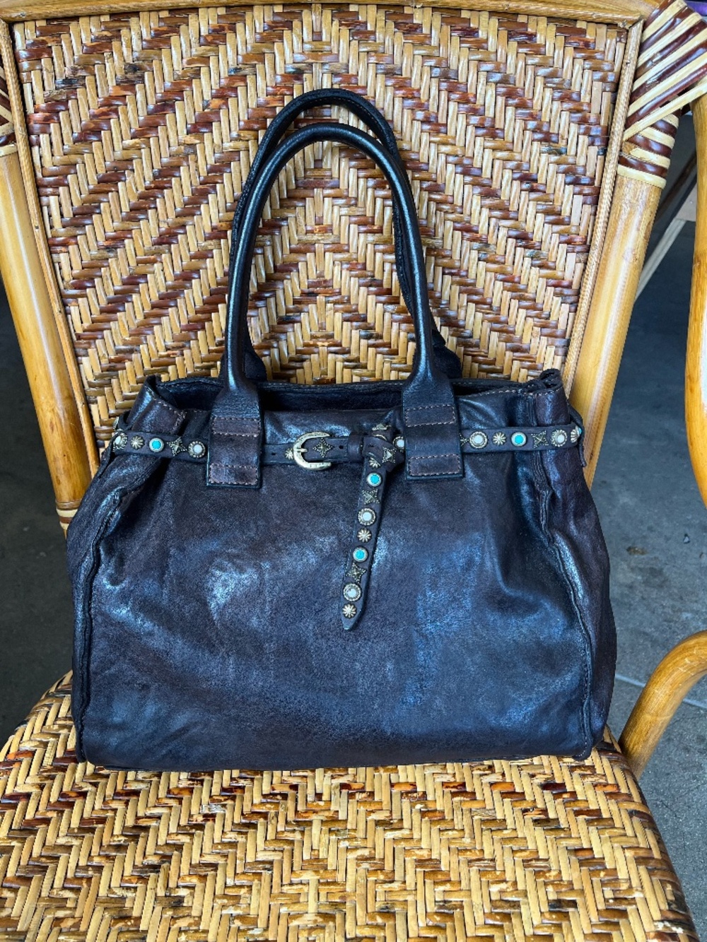 Campomaggi Purse with Studded Tie